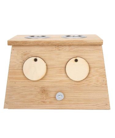 Moxibustion Box 3 types Moxibustion Box Moxa Sticks Burner Popular Moxibusion Bamboo Box Health Care Healing Therapy Moxibustion Holder Case (2 holes)