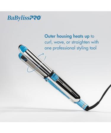 BaBylissPRO Nano Titanium Stainless Steel OPTIMA Flat Iron 1-1/2" Wide Blue - Buy Online on SooperMarket.com