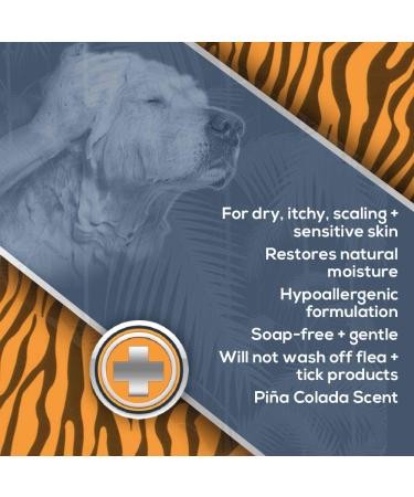 Jungle Pet Aloe Oatmeal Shampoo for Dogs - Hypoallergenic Sensitive Skin Formula - 12 oz - Buy Online on SooperMarket.com