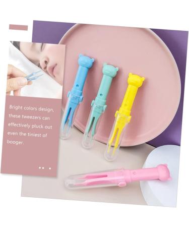 Healeved 10pcs Baby Nasal Booger Clip & Ear Cleaning Tools Set - Safe Round Nose Tweezers for Nursing Care - Buy Online on SooperMarket.com