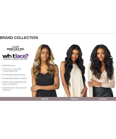 Sensationnel WHAT LACE 13x6 Wig - Cloud 9 Synthetic Hair Hand Tied Natural Preplucked Illusion Lace Front Wig - BRIELLE (1) Black - Buy Online on SooperMarket.com