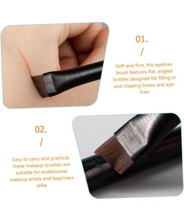 MUSISALY 3 Sets Black Eye Makeup Eyebrow Ear Brow Brush Wood - Buy Online on SooperMarket.com