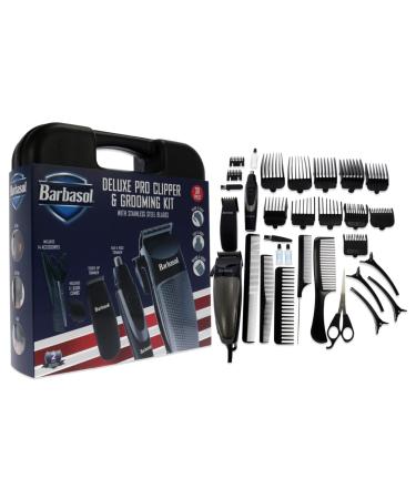 30 Piece Deluxe Pro Clipper & Grooming Kit | Stainless Steel Blades | International Shipping Available - Buy Online on SooperMarket.com