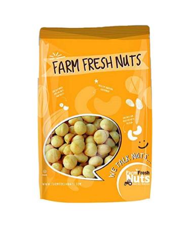 Raw Natural Macadamia Nuts Unsalted (1 Lb.) - Natural Macadamias - Compares to Organic Macadamia Nuts - Vegan & Keto Friendly - Farm Fresh Nuts Brand 1 Pound (Pack of 1)
