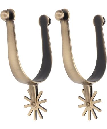 Asixxsix Western Spurs - Rust-Proof Zinc Alloy Cowboy Spurs for Men and Women Riders | Exquisite Equestrian Gear Accessories - Buy Online on SooperMarket.com