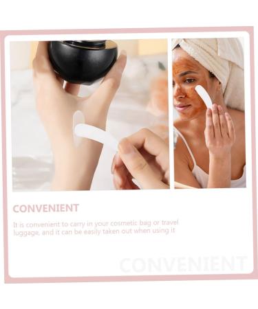 100pcs Spoon Cream Spoon Tool Face Care Products Mini Spoon Face Spatula Makeup Spatula Eye Cream Spoon Face Cream Spoon Applicator for Eye Cream Scraper 5.50X1.50X0.10CM White - Buy Online on SooperMarket.com