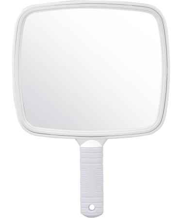Accessotech Professional Handheld Salon Hairdressers Paddle Mirror Tool - White - Buy Online on SooperMarket.com