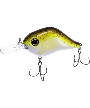 Bill Lewis Lifelike MR-6 Mid-Range MDJ Series 6Ft. Floater Diver 1/2 OZ Crankbait Fishing Wobble Lure for Freshwater GUACAMOLE