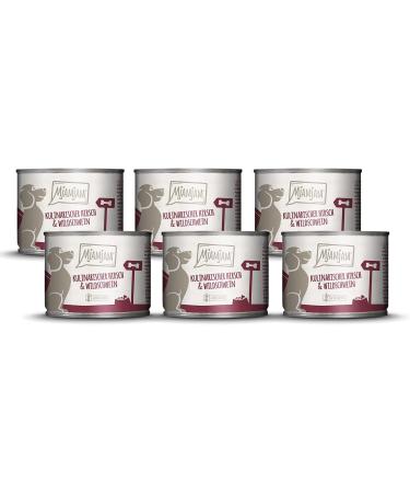 Mjamjam Premium Wet Dog Food (6 x 200g) - Delicious Beef with Cooked Potatoes & Crispy Peas Deer & Wild Boar | International Shipping Available - Buy Online on SooperMarket.com