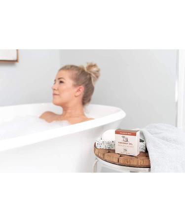 Soapbox Coconut Oil Shampoo Bar 3.1oz - Natural, Eco-Friendly, Moisturizing for Dry Hair | Color Safe, Sulfate/Paraben/Silicone/Cruelty-Free, Vegan - Buy Online on SooperMarket.com