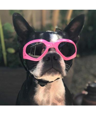 Pet Leso Doggles - Stylish Windproof Puppy Sunglasses in Pink | Shop Internationally for Trendy Dog Goggles - Buy Online on SooperMarket.com