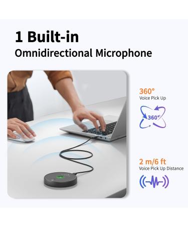 AIRHUG USB Microphone Desktop Computer Mic Mute Button with LED AI Noise Reduction - Buy Online on SooperMarket.com