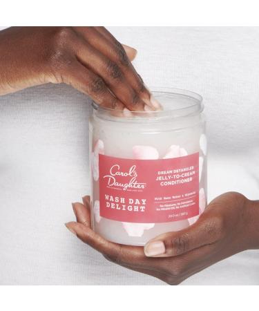 Carol's Daughter Detangling Jelly-to-Cream Conditioner 20 Oz - Glycerin & Rose Water, Paraben-Free Moisturizing Curl Conditioner for Hydration & Shine - Buy Online on SooperMarket.com