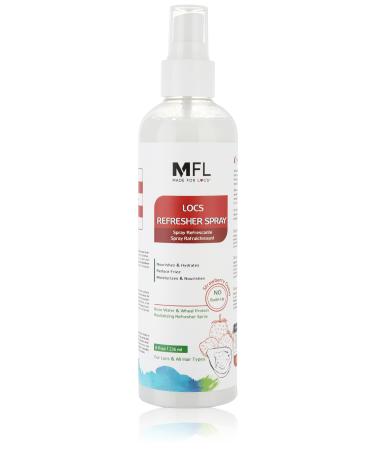 Made For Locs Vegan Rose Water Refresher Spray | Locs Moisturizer | Locs Deodorizer | Amazing Scents (Strawberry Guava 8 oz) Strawberry Guava 8 Fl Oz (Pack of 1)