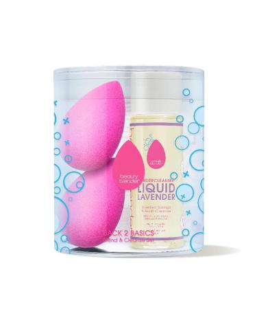 BeautyBlender Set BACK 2 BASICS 3-piece make-up set two make-up sponges liquid blender cleanser 88 ml Multi-coloured