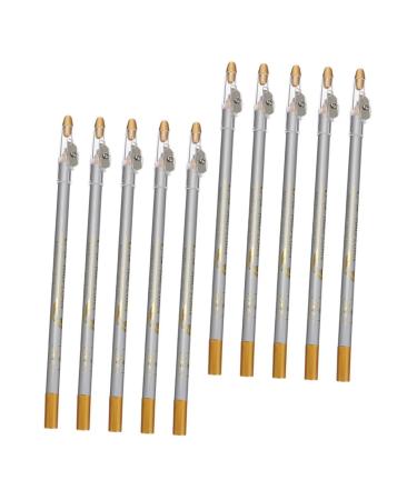 BELLIFFY 10pcs Makeup Pencils Eyebrow Tool Grey Lip Liner Eyebrow Applicator