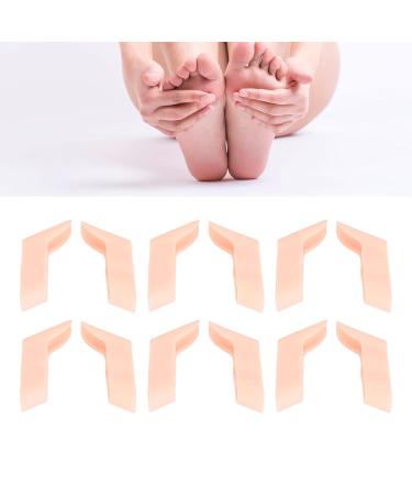 Jauarta 8 Pairs Toe Spreader for Bunion Relief - Flexible Sweat Resistant Toe Straightener (Light Skin Color) - Buy Online on SooperMarket.com