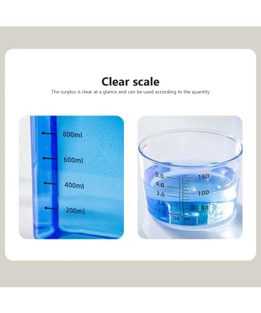 Veesper Laundry Detergent Dispenser 1800ml Clear Airtight Washing Powder Dispenser with Scale and Cup Detergen Box for Solid Liquid Laundry Detergent Dispenser Washing Powder Dispenser 1800ml With Scale - Buy Online on SooperMarket.com