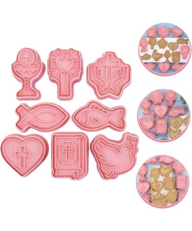 Alipis 8pcs Mold Cookie Baking Wedding Postage Stamps Fondant Cutters Chocolate Cookies Chocolate Biscotti Valentines Day Cookie Cutters Plastic Cat Food Candy Pudding Food Pp Dessert - Buy Online on SooperMarket.com