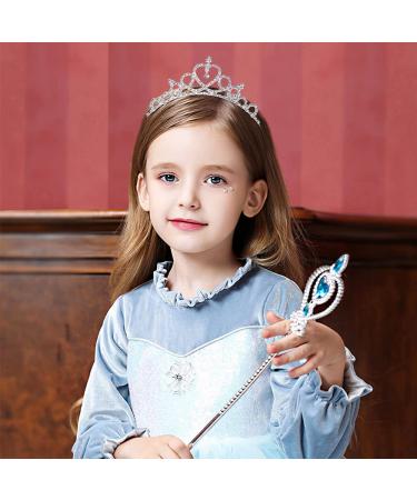 6Pcs Girls Crystal Tiara Crown Set - Silver Rhinestone Bride Headband for Birthday, Wedding, Prom - Women's Hair Accessories for Costume Parties - Buy Online on SooperMarket.com