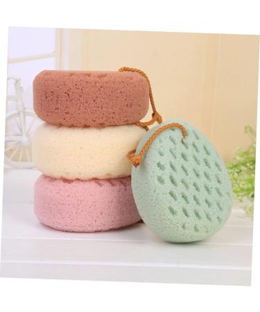 Buy 2pcs Wash Sponge Bath Loofah Scrubber - Exfoliating Tools for Bath & Shower | Ideal for All Skin Types - Buy Online on SooperMarket.com