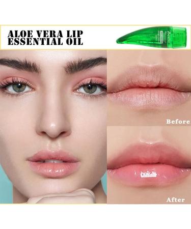 SWETIYOU Lip Plumper Set - Natural Moisturizing Aloe Vera Gloss for Fuller, Hydrated Lips | Reduce Fine Lines | Lip Care Serum - Day and Night Use - Buy Online on SooperMarket.com
