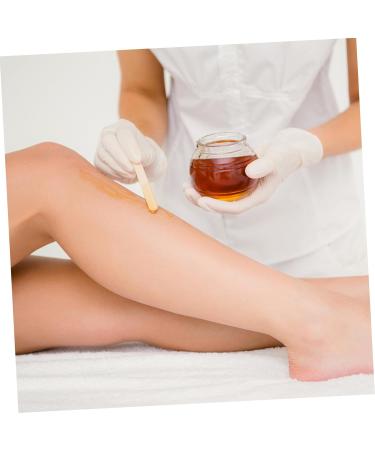 FOMIYES 300 PCS Wooden Wax Strips & Applicator - Effective Hair Removal Tool for Face & Skin - Buy Online on SooperMarket.com