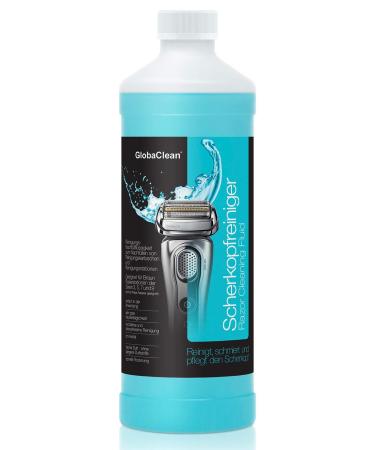 Globaclean shaking head cleaner refill fluid 1L - suitable for refilling brown clean & renew Synchro Activator & Pulsonic Series 3/5/7/9 1 l (1 Pack)