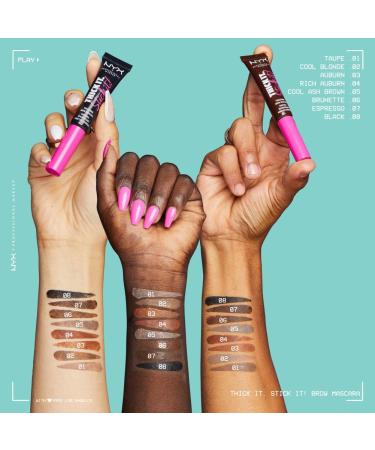 Buy NYX Professional Makeup Eyebrow Mascara - Tinted & Fuller Brows | Cool Ash Brown 05 | International Shipping - Buy Online on SooperMarket.com