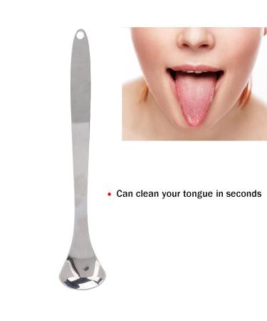 Stainless Steel Tongue Scraper Set | Refresh Your Breath | Sustainable & Effective Tongue Cleaner (2 Pieces) - Buy Online on SooperMarket.com