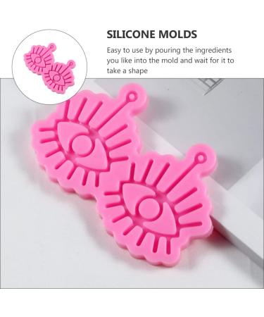 Resin Molds Resin Molds Resin Molds Silicone Earring Casting Silicone Earring DIY molds Earring Making 1Pc Earrings Epoxy Jewelry Resin Molds Jewelry Resin Molds Jewelry Resin Molds Pink 12X7.5X1cm - Buy Online on SooperMarket.com