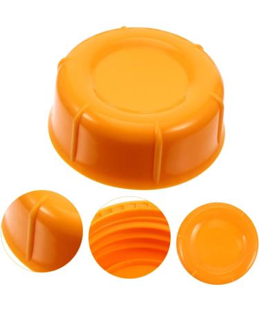 Vaguelly Breastmilk Bottles Cap 20 Pcs Baby Bottle Seal Cap Water Bottle Travel Food Grade Pp Water Proof Leak Proof Lids Orangex2pcs 4.3x4.3x1.5cmx2pcs - Buy Online on SooperMarket.com