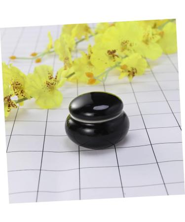 HAPINARY Foundation Jar Balm Jars with Lids Small Containers Mini Jar Vintage Tea Jar Biscuit Jar Lotion Jar Terrariums Kitchen Canisters Cream Storage Tank Cosmetic Sealed Jar Travel medium Black - Buy Online on SooperMarket.com