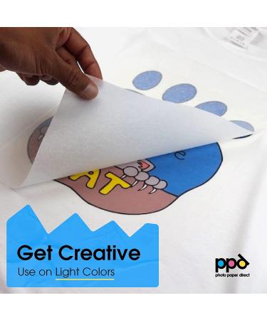 PPD Premium Light T-Shirt Transfer Paper - 40 Sheets, 8.5x11 - PPD001-40 - Buy Online on SooperMarket.com