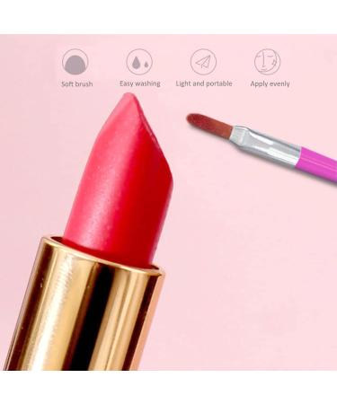 Disposable Makeup Lip Brushes - 100pcs Set | Mini Lip Applicator Wands for Smooth Lip Makeup Application - No Shedding - Buy Online on SooperMarket.com