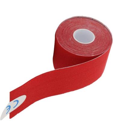 Muscle Tape 5cm*5m Cotton Strain Waterproof Kinesiology Tape Roll Ktapes Kinesiology Tape(Red) - Buy Online on SooperMarket.com