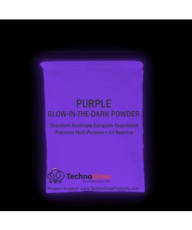 Glow in the Dark Powder - Invisible Purple - 10g/0.35oz (1 Pack) - Buy Online on SooperMarket.com