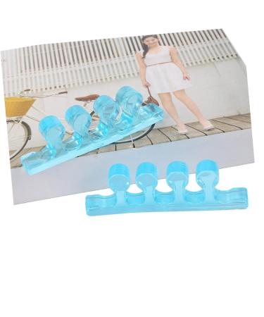 KALLORY Silicone Gel Toe Separators - Hammer Toe, Bunion Cushions, Valgus Adjuster - 1 Pair - Buy Online on SooperMarket.com