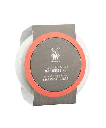 M HLE SHAVE CARE Porcelain Dish incl. Shaving Soap 65g (Grapefruit & Mint)