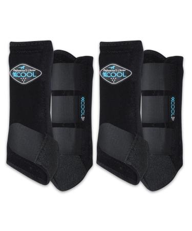 Professional's Choice 2XCOOL Sport Medical Boots 4-Pack Small Black