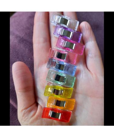 Otylzto Sewing Clips 100 Pcs with Plastic Box - Premium Quilting Clips for Crafts - Assorted Colors Crafting Tools - Buy Online on SooperMarket.com