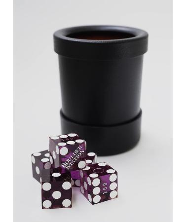 Genuine Las Vegas Casino Dice Set of 20 with 4 Dice Cups | Red, Green, Blue & Purple Dice | Bicast Leather Cups | Perfect for Liars Dice, Yahtzee, Farkle & Casino Nights - Buy Online on SooperMarket.com