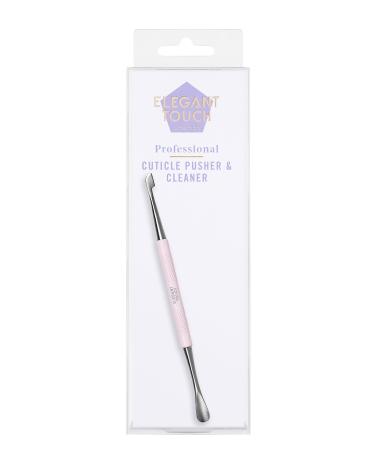 Elegant Touch Premium Implements Cuticle Pusher & Nail Cleaner 1 Count (Pack of 1)