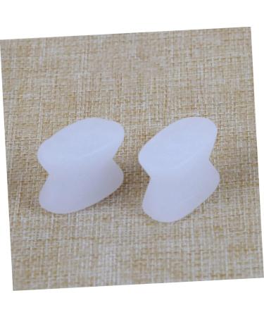 8pcs Toe Separator & Nail Protector Set | Big Toe Night Splint & Yoga Separator | Bunion Guard & Orthotic Foot Support | White Sebs Gel Material - Buy Online on SooperMarket.com