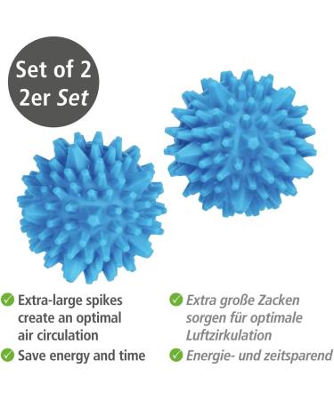 WENKO Dryer Balls Blue Diameter 7 cm Diameter 7 cm Blue - Buy Online on SooperMarket.com