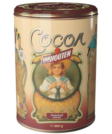 Van Houten Cocoa Powder Yellow Tin 460g