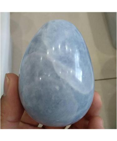 Crystal 1pc 300-340g Natural Blue Crystal Sparkling Blue Celestite polishing Stones Stone Collection - Buy Online on SooperMarket.com
