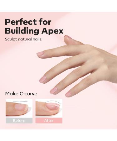 Modelones Pink Builder Gel - 15ML Bottle for Nail Extension and Strengthening - Buy Online on SooperMarket.com