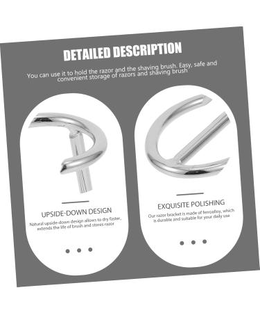 Premium Vertical Razor Holder & Organizer for Men - Dressoos 1 Stk | Durable Stylish & Perfect for International Shipping - Buy Online on SooperMarket.com