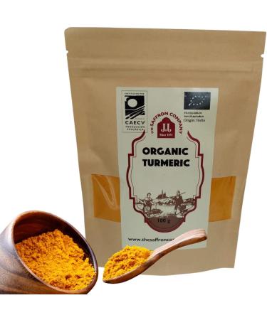 Organic Turmeric Powder 100g - Premium Haldi Powder - Natural Source of Curcumin from India - Buy Online on SooperMarket.com